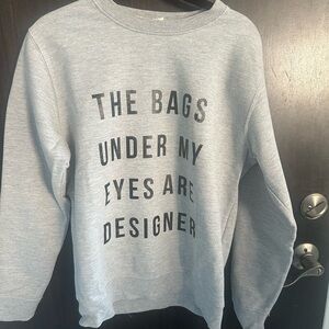 Gray Graphic Women's Sweatshirt